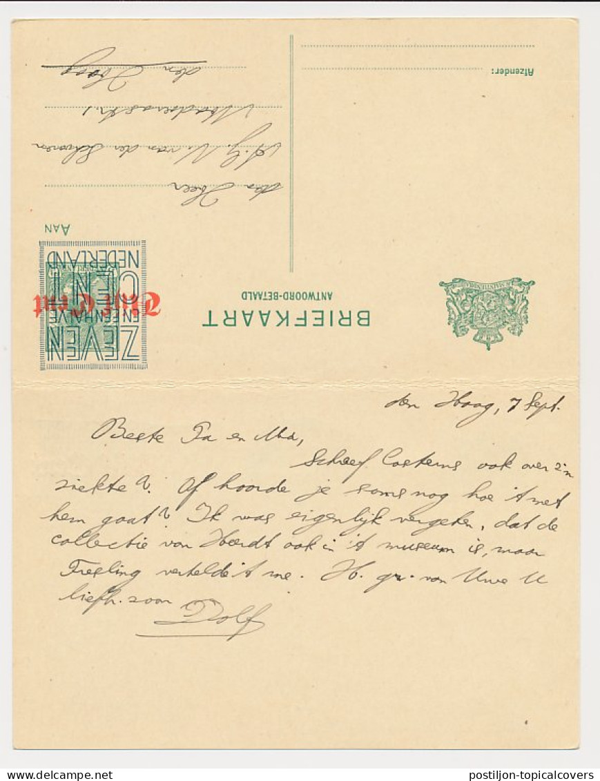 Briefkaart G. 148 S Gravenhage - Arnhem 1926 - Postal Stationery
