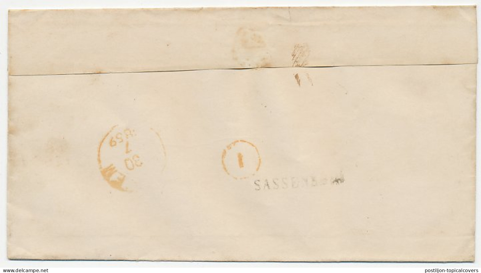 Gebroken Ringstempel : Leiden 1859 - Briefe U. Dokumente