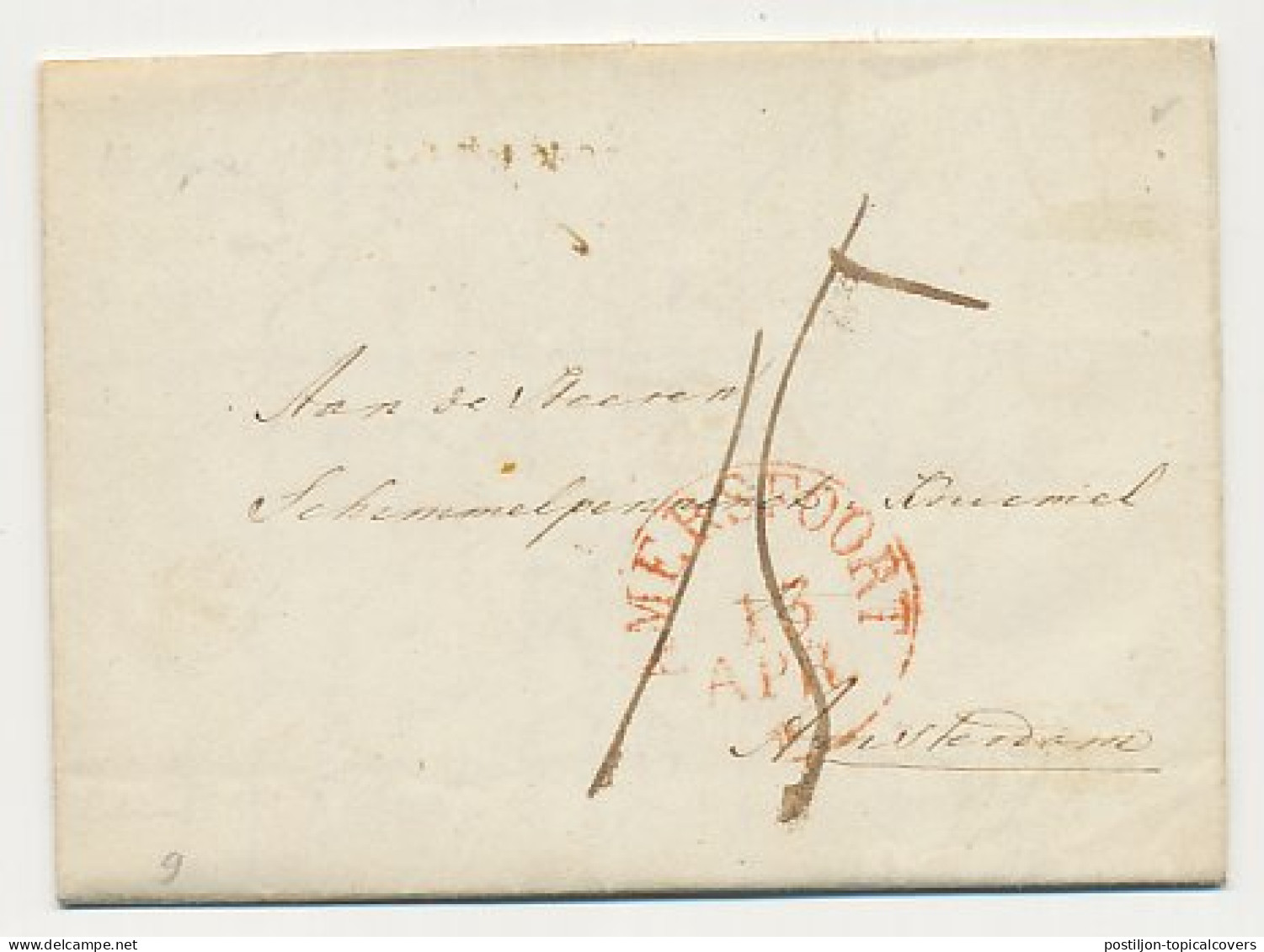 Distributiekantoor Nunspeet - Amersfoort - Amsterdam 1841 - ...-1852 Precursores