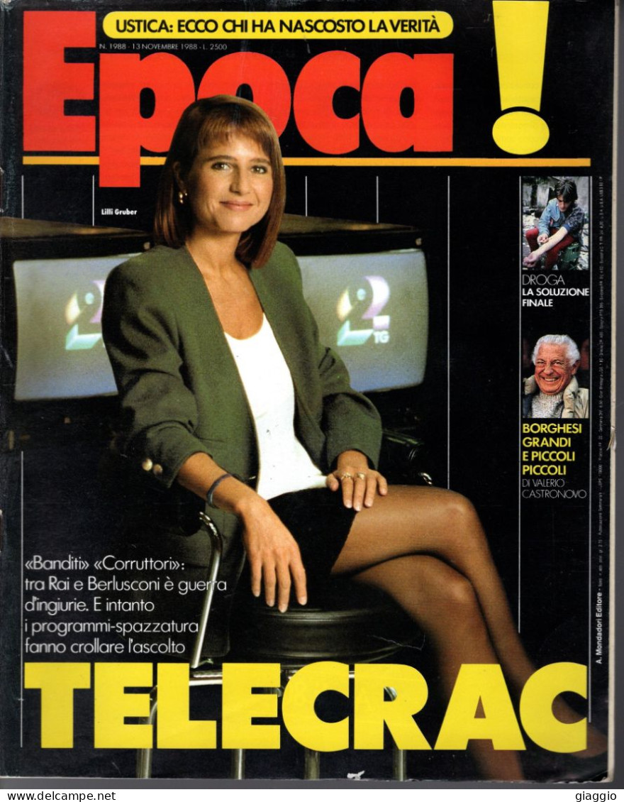 °°° RIVISTA EPOCA N° 1988 DEL 13 NOVEMBRE 1988 °°° - Otros & Sin Clasificación