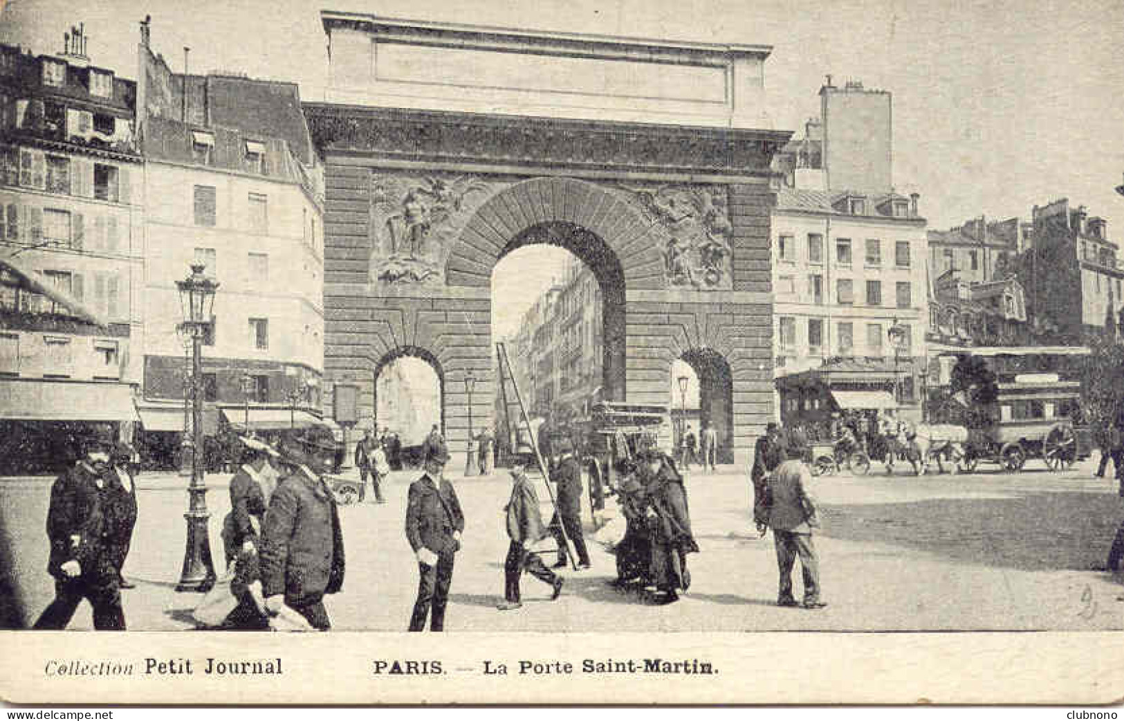 CPA PARIS - PORTE ST MARTIN (COLLECTION PETIT JOURNAL) - Other & Unclassified