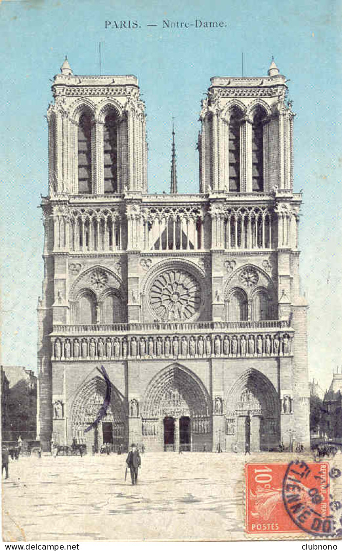 CPA - PARIS - NOTRE DAME (COLORISE - L909) - Notre Dame De Paris
