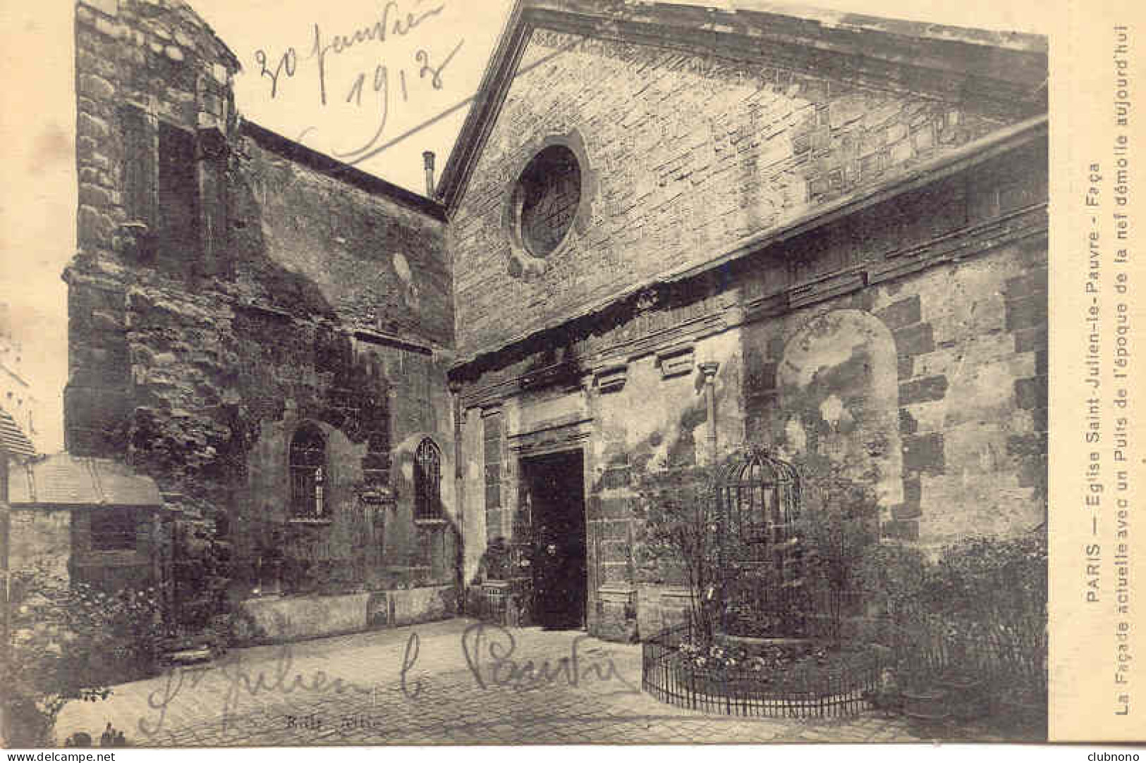 CPA - PARIS - L'EGLISE ST JULIEN LE PAUVRE - Kirchen