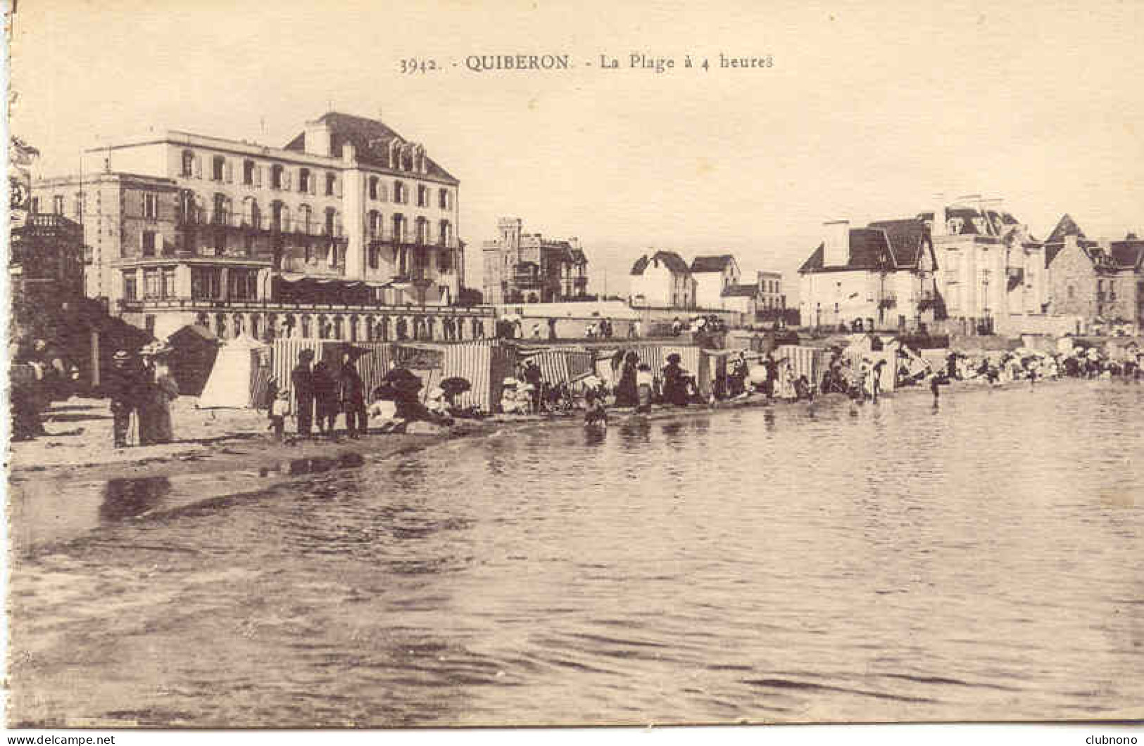 CPA - QUIBERON - LA PLAGE A QUATRE HEURES - Quiberon