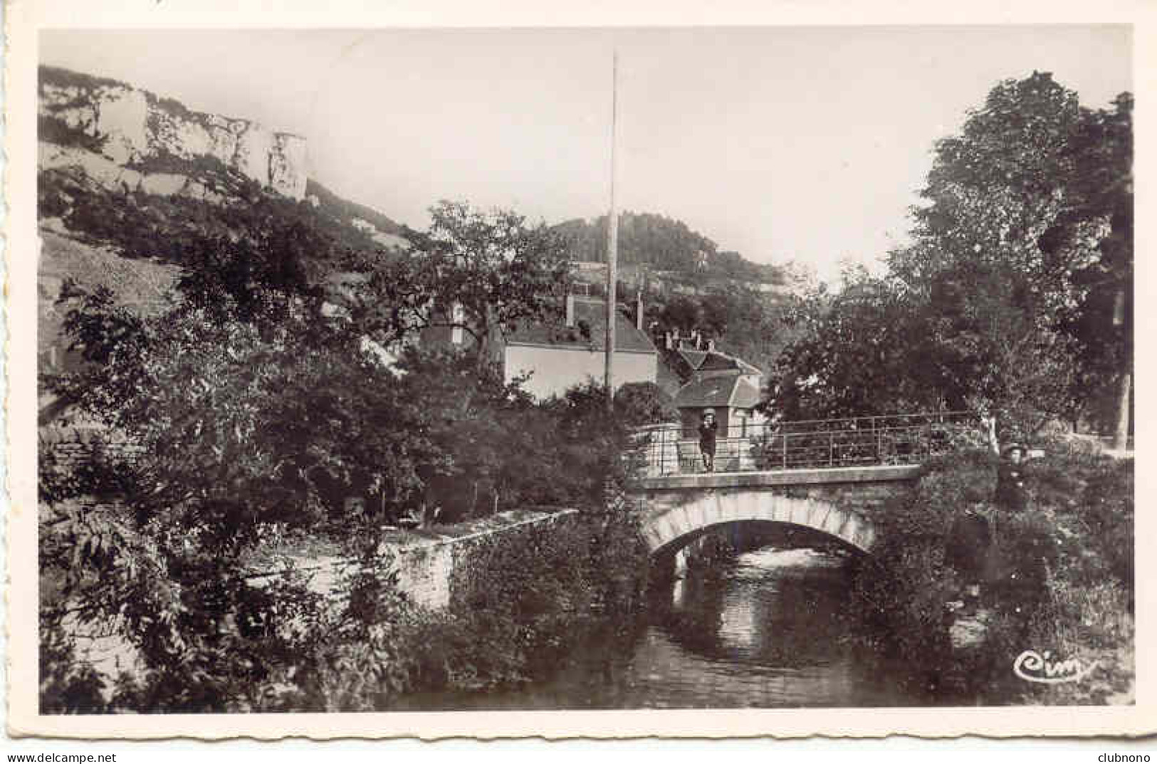 CPSM - POLIGNY - QUARTIER DE CHARCIGNY - PONT SUR LA GLAUTINE - Poligny