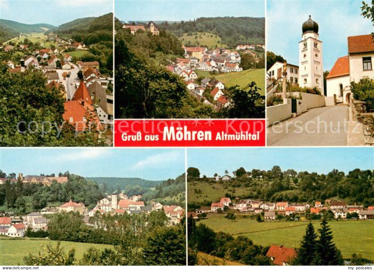 73671845 Moehren Panorama Altmuehltal Kirche Ortsansichten Moehren - Huerth