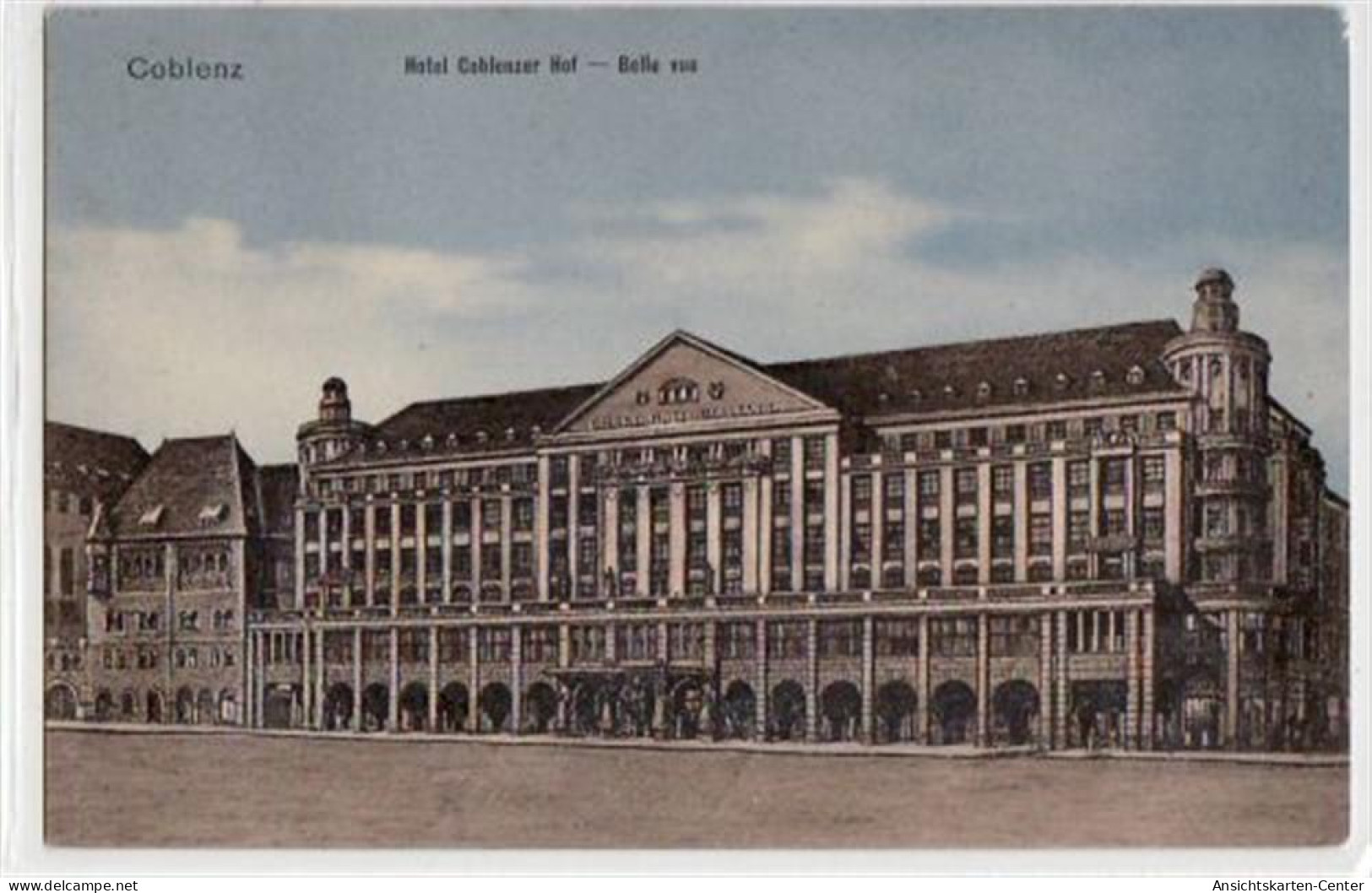 39053206 - Koblenz Mit Hotel Koblenzer Hof - Belle Vue Ungelaufen  Gute Erhaltung. - Koblenz