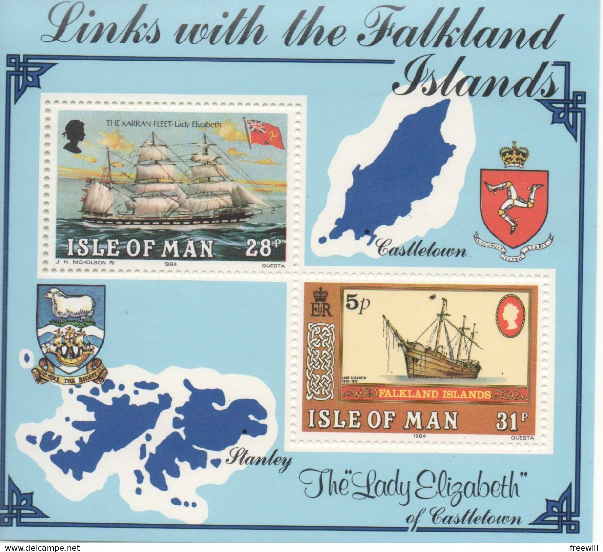 Links With The Falklands XXX 1984 - Man (Ile De)