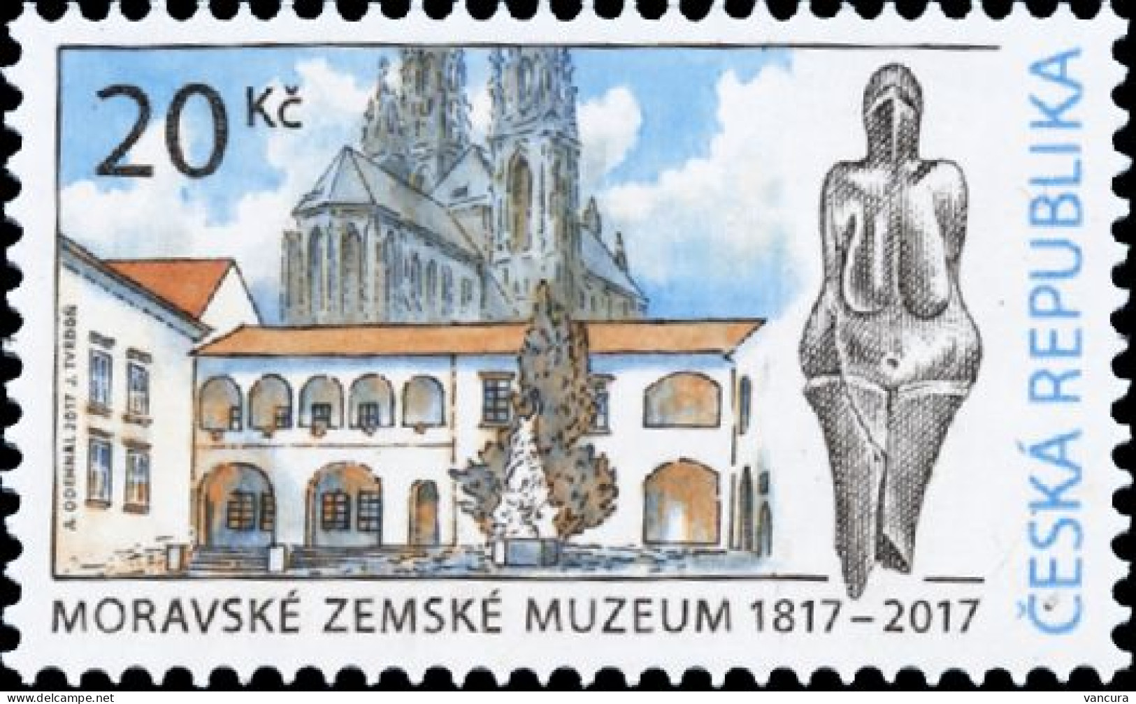 ** 933 Czech Republic Moravian Museum In Brno Brünn 2017 Wisternitz Vestonice Venus Sculpture - Musea