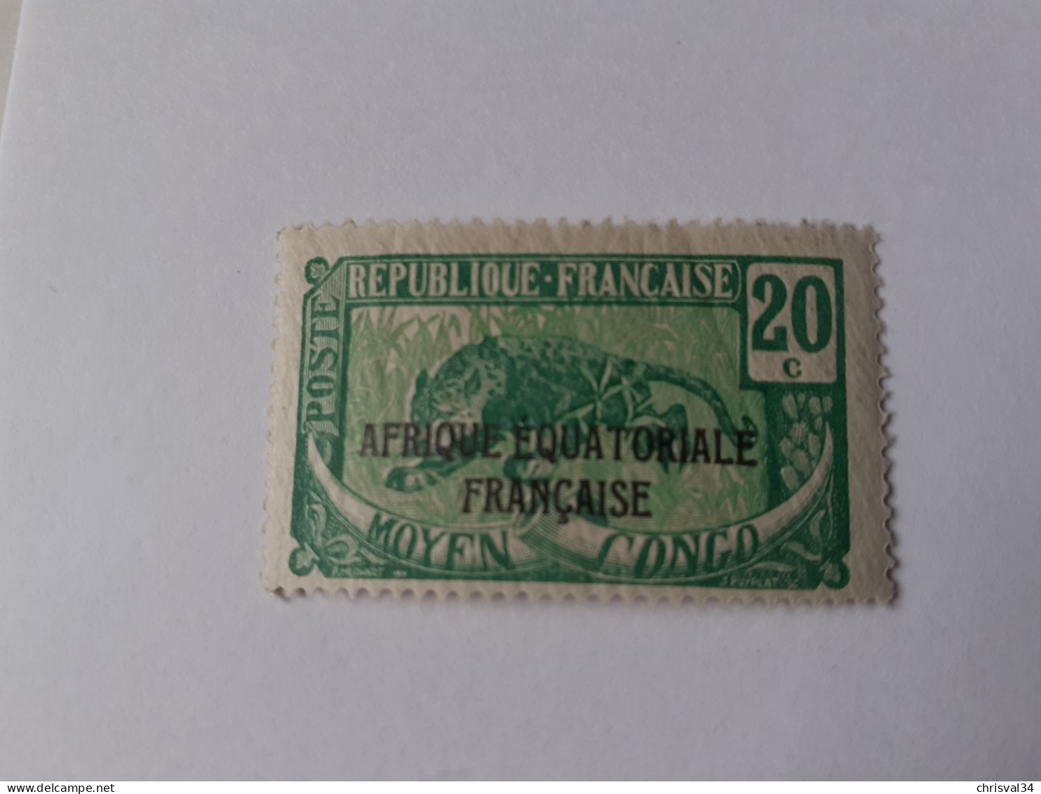 TIMBRE  CONGO    N  94     COTE  0,75  EUROS    NEUF  TRACE  CHARNIERE - Ungebraucht