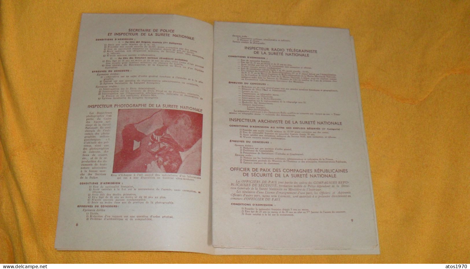 BROCHURE ANCIENNE DATE ?../ LES SITUATIONS DANS LA POLICE..32 PAGES NON DECOUPEES.. - Ohne Zuordnung