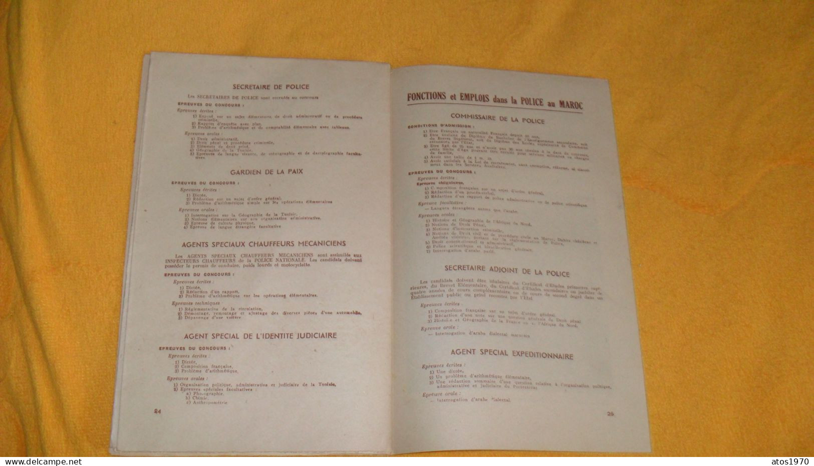 BROCHURE ANCIENNE DATE ?../ LES SITUATIONS DANS LA POLICE..32 PAGES NON DECOUPEES.. - Ohne Zuordnung