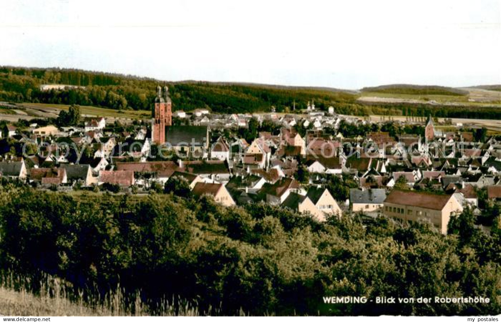 73671781 Wemding Panorama Blick Von Der Robertshoehe Wemding - Wemding