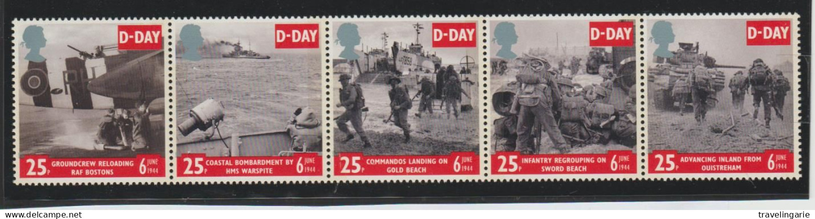 Great Britain 1994 50th Anniversary Of D-Day MNH ** - Unused Stamps