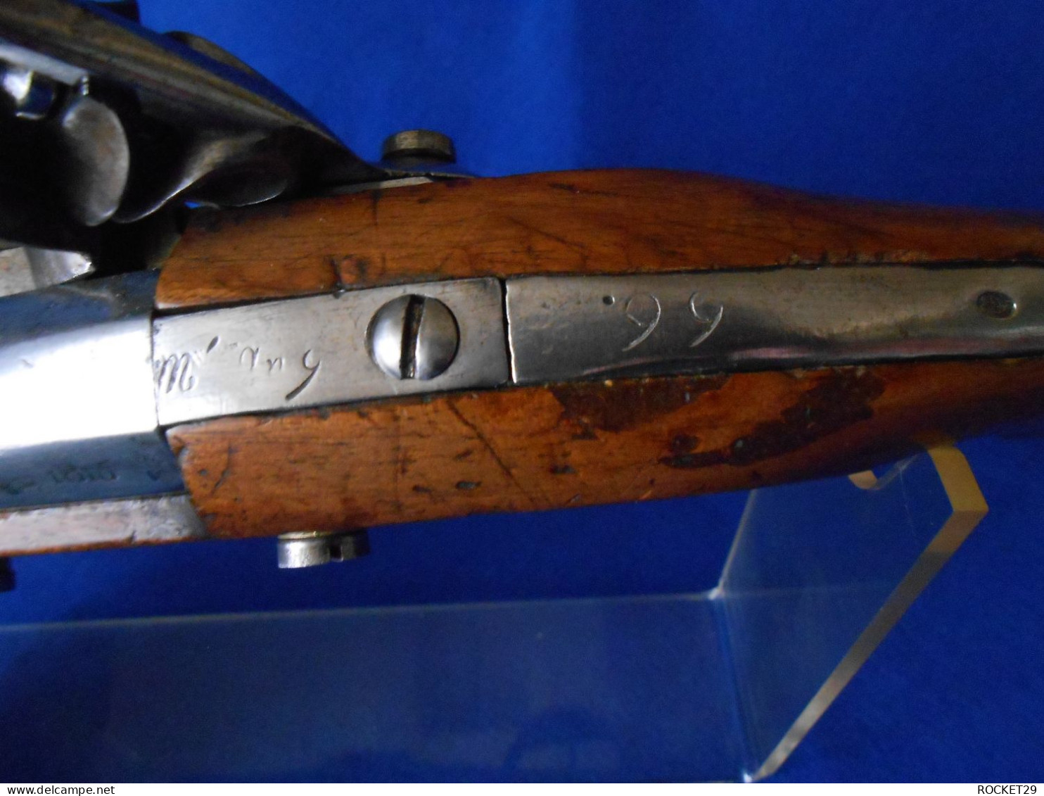 Rare pistolet AN IX modifié AN XIII