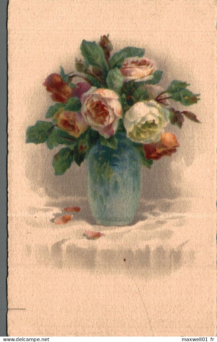 O5 - Carte Postale Fantaisie - Bouquet De Fleurs - Flores