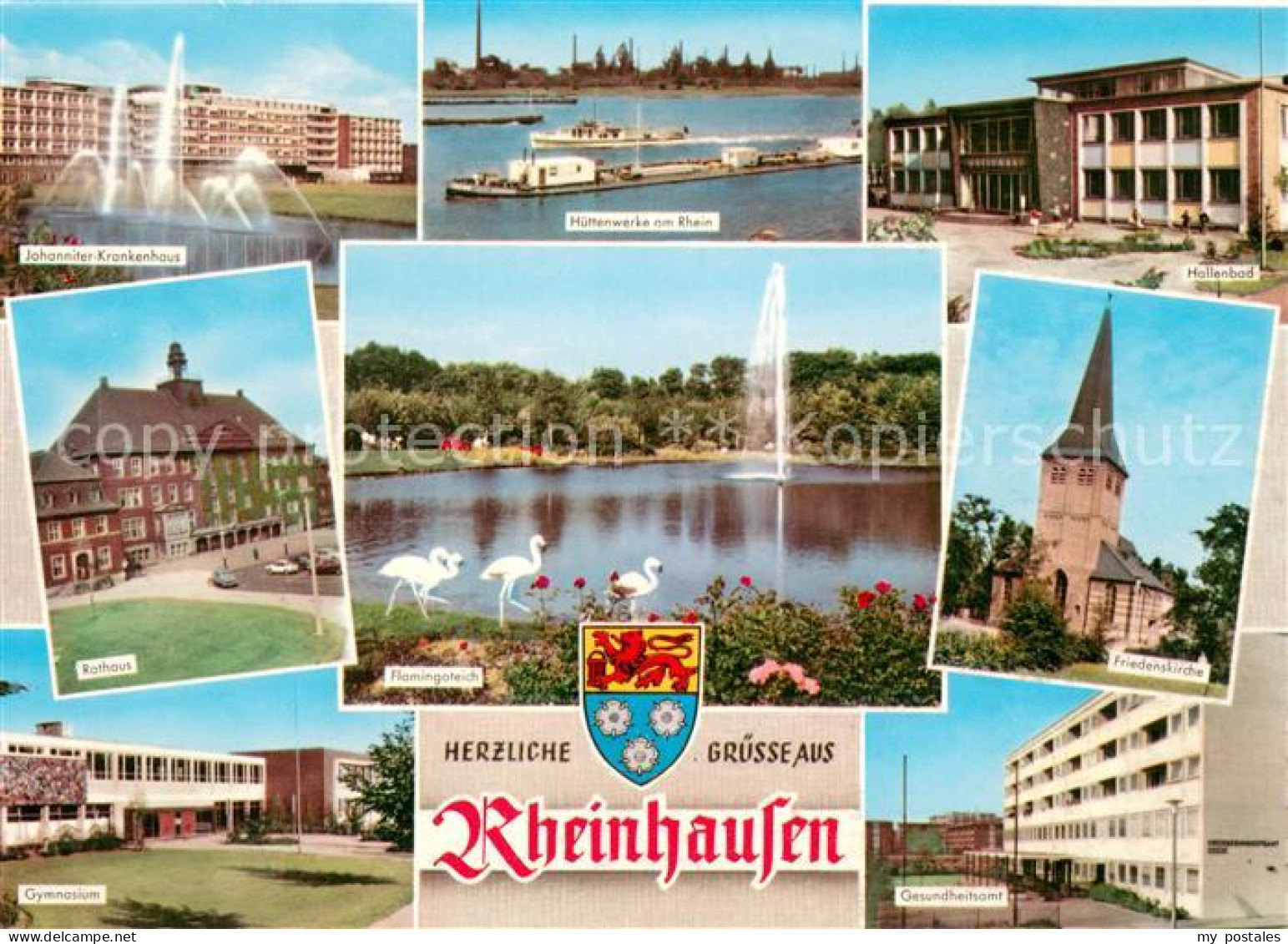 73671746 Rheinhausen Duisburg Johanniter Krankenhaus Huettenwerke Am Rhein Halle - Duisburg