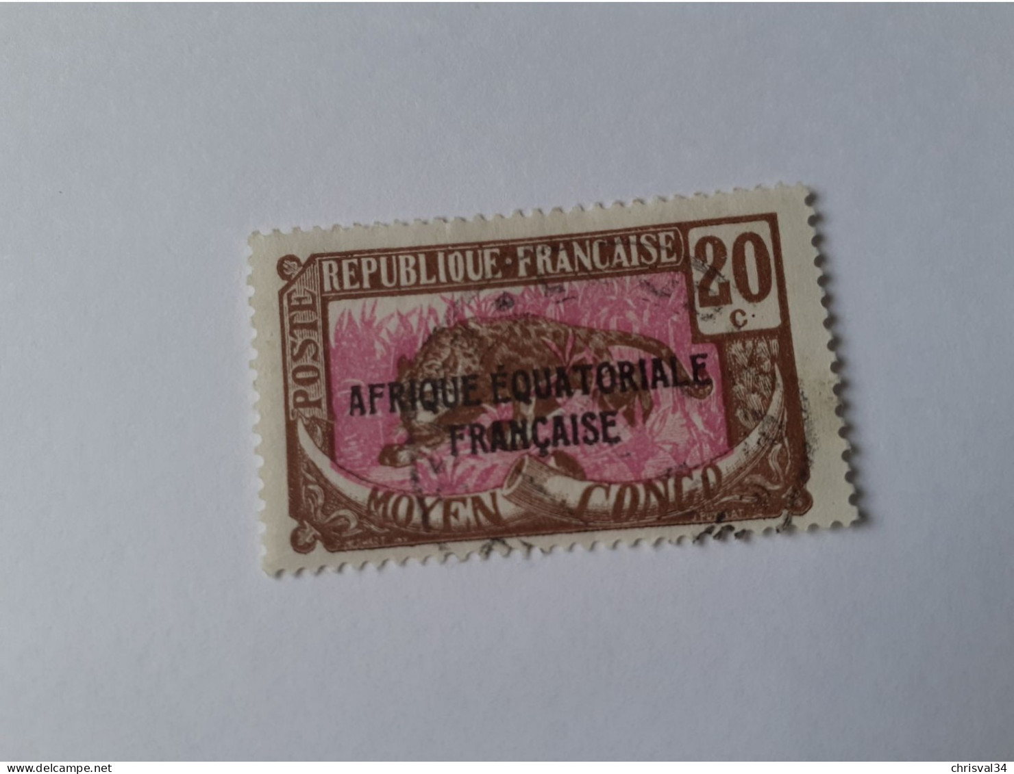 TIMBRE  CONGO    N  95     COTE  1,00  EUROS    OBLITERE - Used Stamps