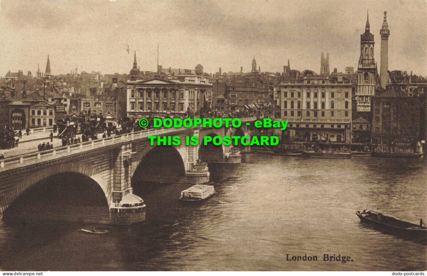 R562259 London Bridge. Eyre And Spottiswoode. Woodbury Series - Other & Unclassified