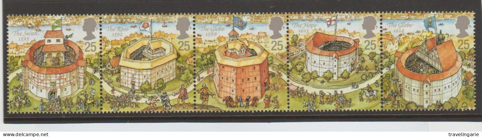 Great Britain 1995 Opening Shakespeare's Globe Theater MNH ** - Théâtre