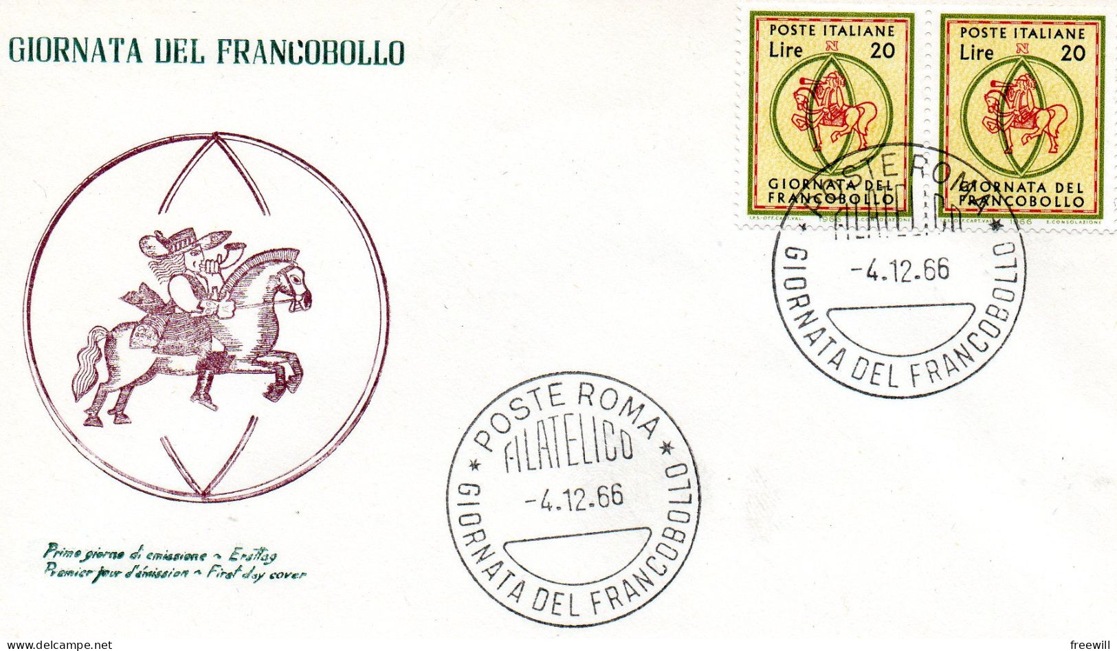 Journée Du Timbre  1966 - FDC