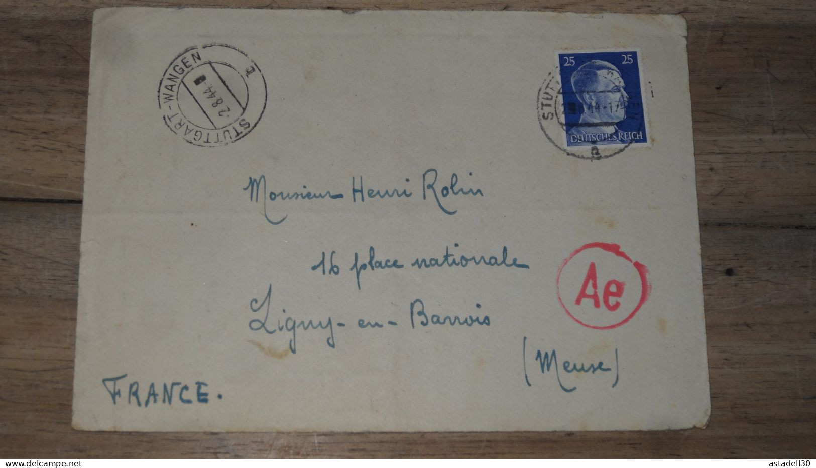 Enveloppe Allemagne 1944  ......... Boite1 ..... 240424-239 - Cartas & Documentos