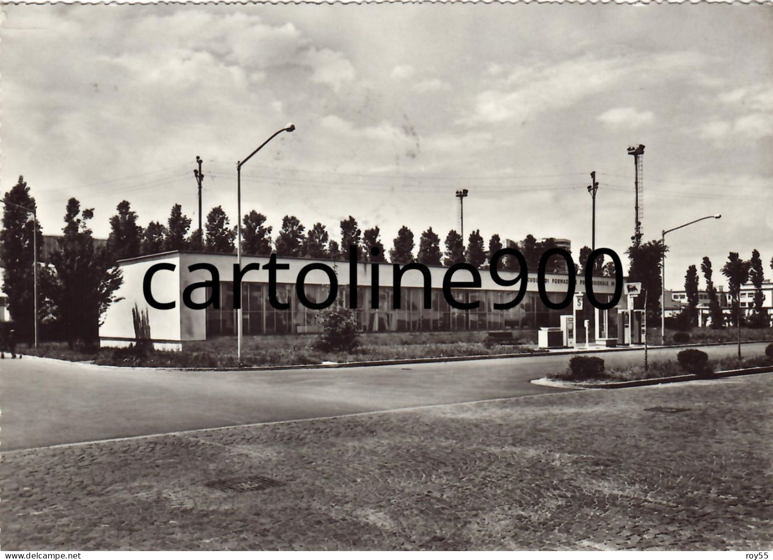 Lombardia-milano-metanopoli Frazione Di San Donato Milanese La Scuola Per I Gestori Agip Anni 50 - Autres & Non Classés