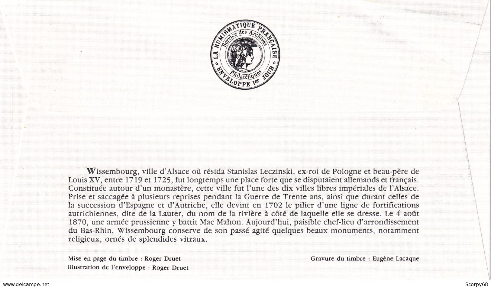 FDC 16/06/1990: Tête De Christ De WISSEMBOURG - Y&T N° 2637 - 1990-1999