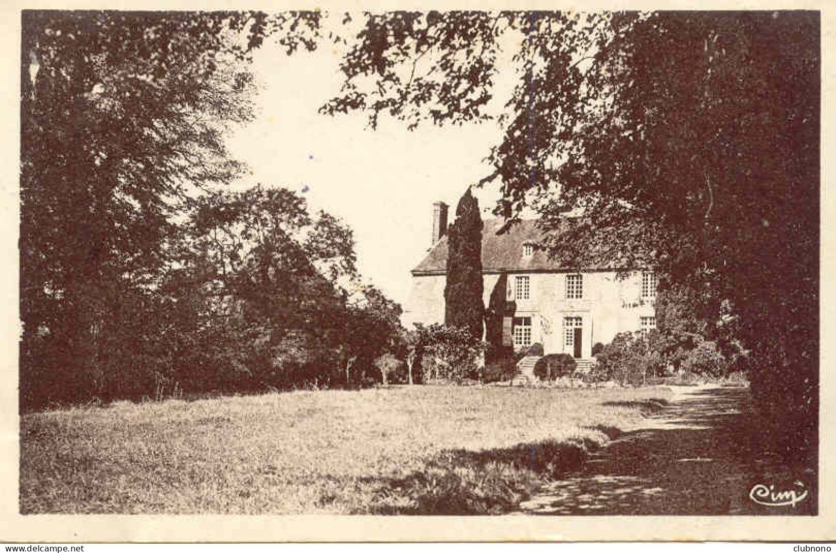 CPA - SAINT MALO DE LA LANDE - LE PARC ET LE MANOIR (RARE CLICHE) - Sonstige & Ohne Zuordnung