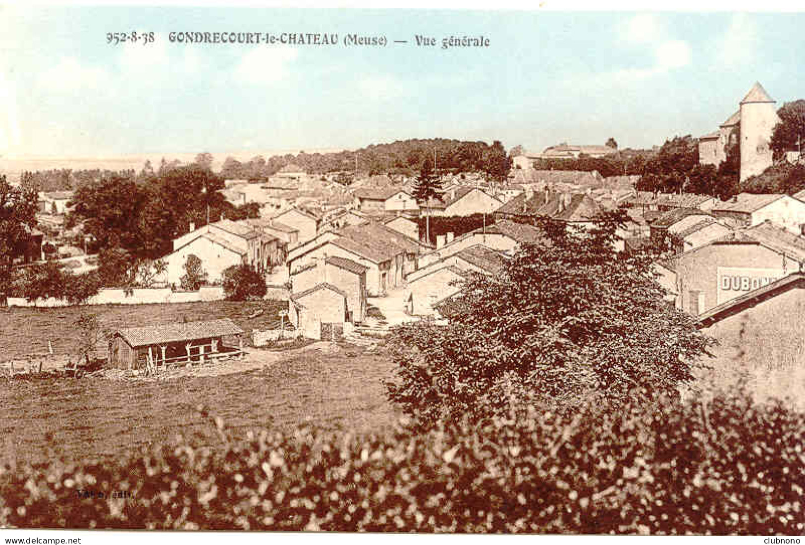 CPA - GONDRECOURT LE CHATEAU - VUE GENERALE (CLICHE PARTICULIEREMENT INTERESSANT) - Gondrecourt Le Chateau