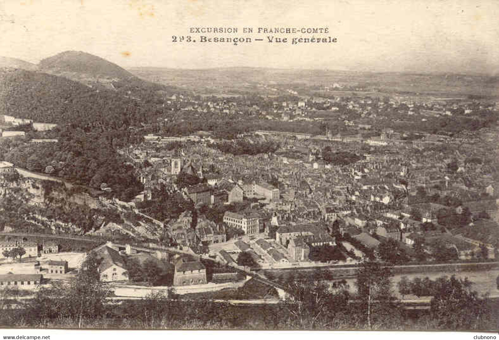 CPA - BESANCON - VUE GENERALE (TRES BELLE PRISE DE VUE) - Besancon