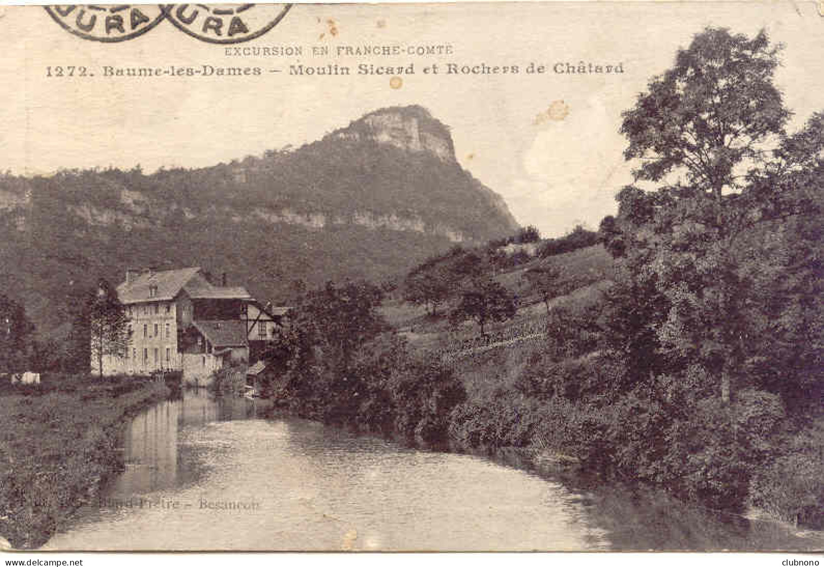 CPA - BAUME DES DAMES - MOULIN SICARD ET ROCHERS DE CHATARD - Sonstige & Ohne Zuordnung