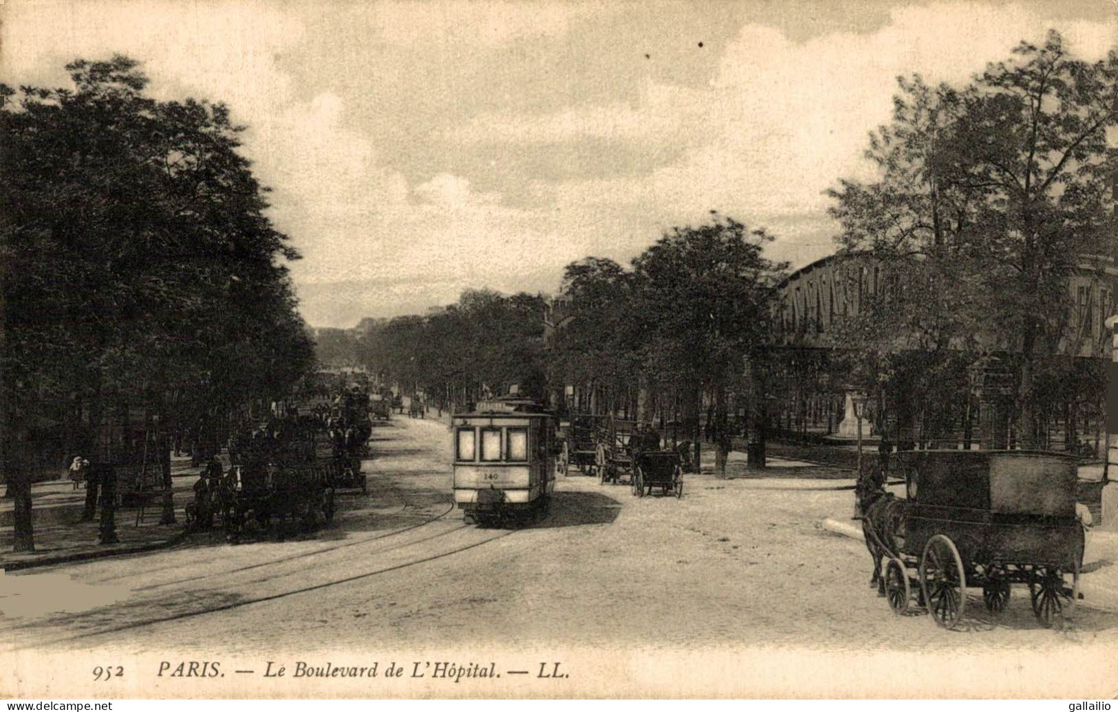 PARIS LE BOULEVARD DE L'HOPITAL - Arrondissement: 13