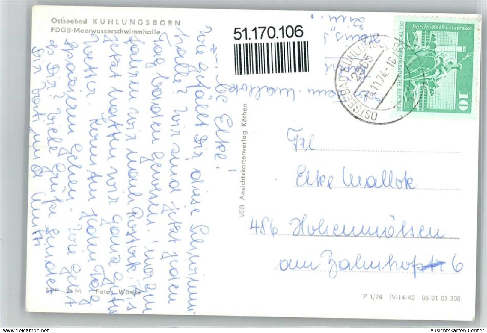 51170106 - Kuehlungsborn , Ostseebad - Kuehlungsborn