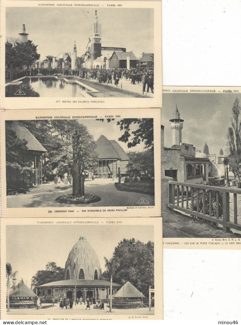 TRES RARE LOT DE 40 CPA DIFFERENTES SUR L EXPOSITION COLONIALE DE 1931 A PARIS.N. CIRCULEE. ETAT PARFAIT.PETIT PRIX - 5 - 99 Postkaarten