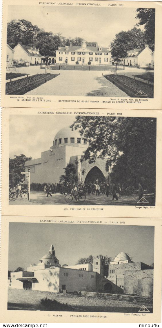 TRES RARE LOT DE 40 CPA DIFFERENTES SUR L EXPOSITION COLONIALE DE 1931 A PARIS.N. CIRCULEE. ETAT PARFAIT.PETIT PRIX - 5 - 99 Karten