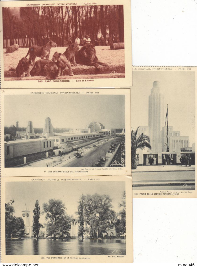 TRES RARE LOT DE 40 CPA DIFFERENTES SUR L EXPOSITION COLONIALE DE 1931 A PARIS.N. CIRCULEE. ETAT PARFAIT.PETIT PRIX - 5 - 99 Postkaarten