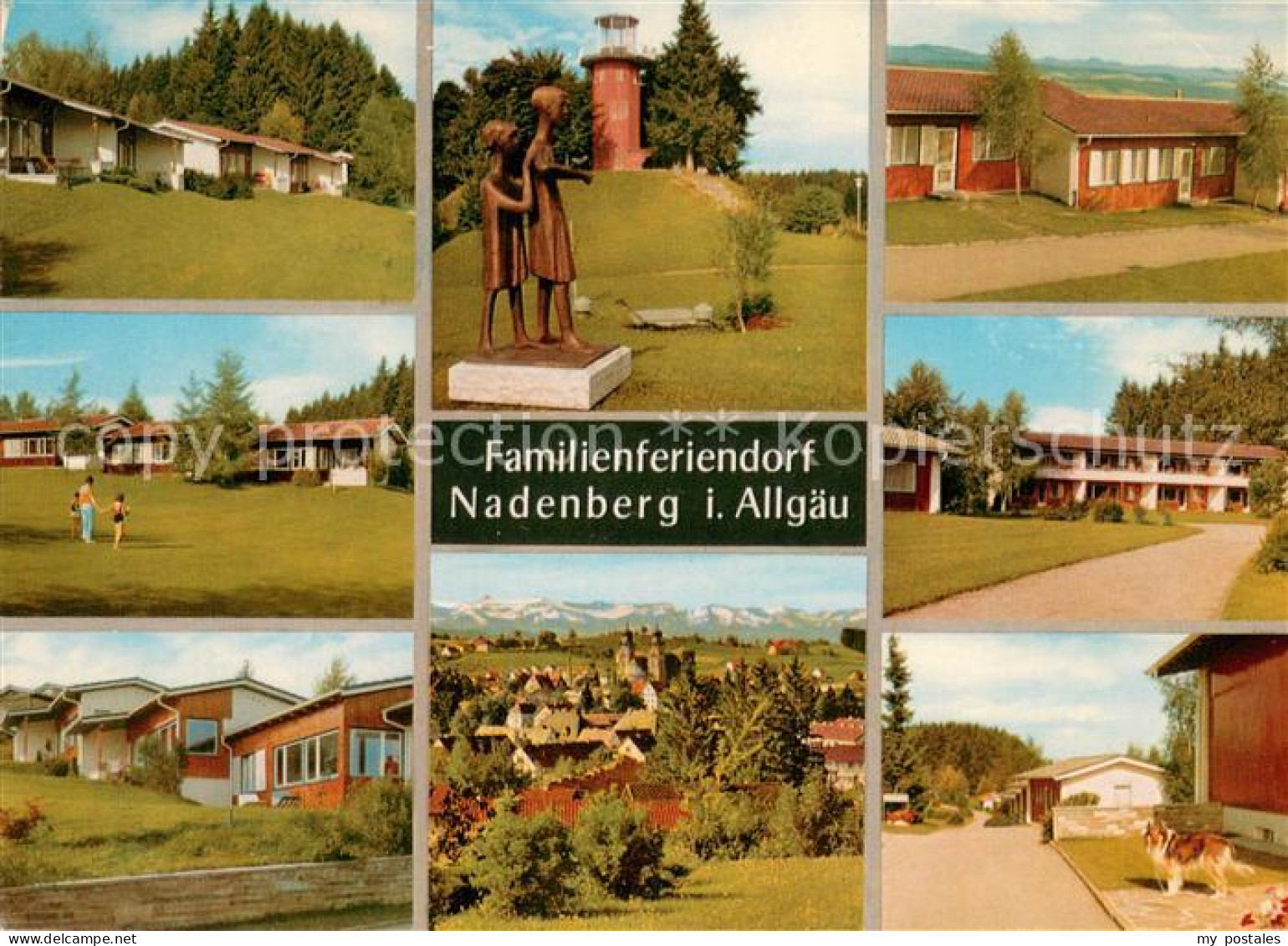 73671594 Nadenberg Allgaeu Familienferiendorf Bungalows Ferienhaeuser Denkmal Au - Lindenberg I. Allg.