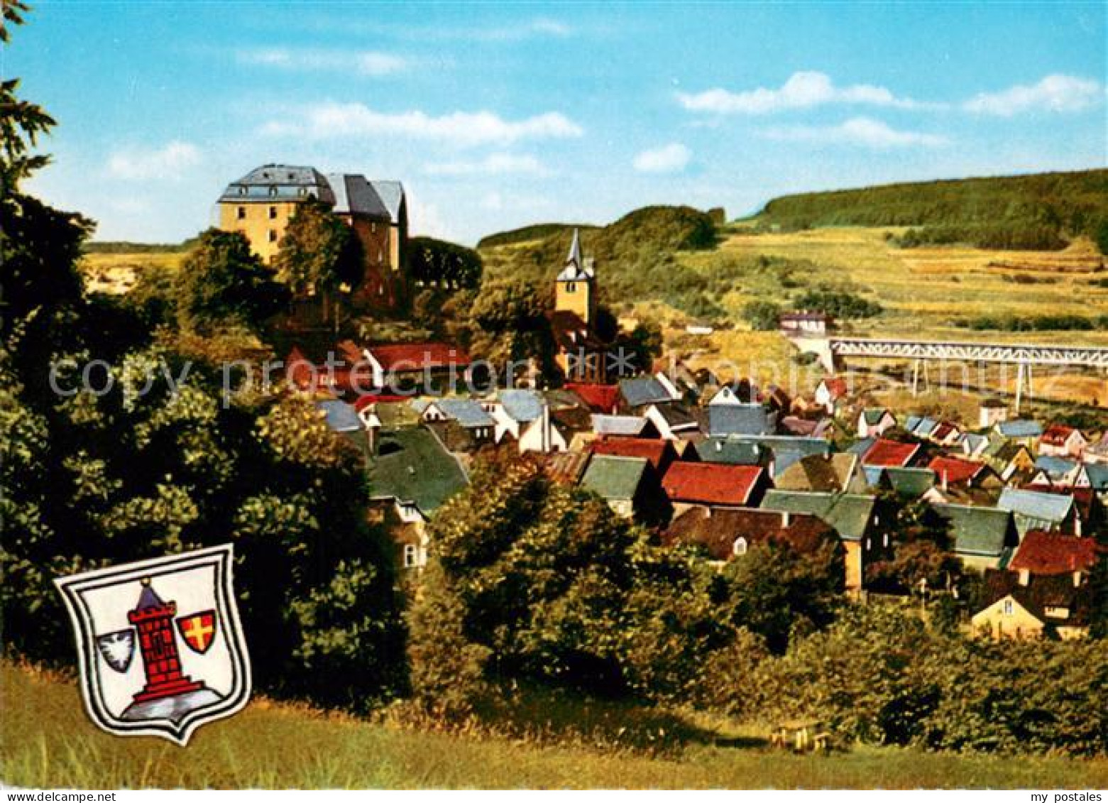 73671586 Westerburg Westerwald Ortsansicht Mit Kirche Und Schloss Westerburg Wes - Westerburg