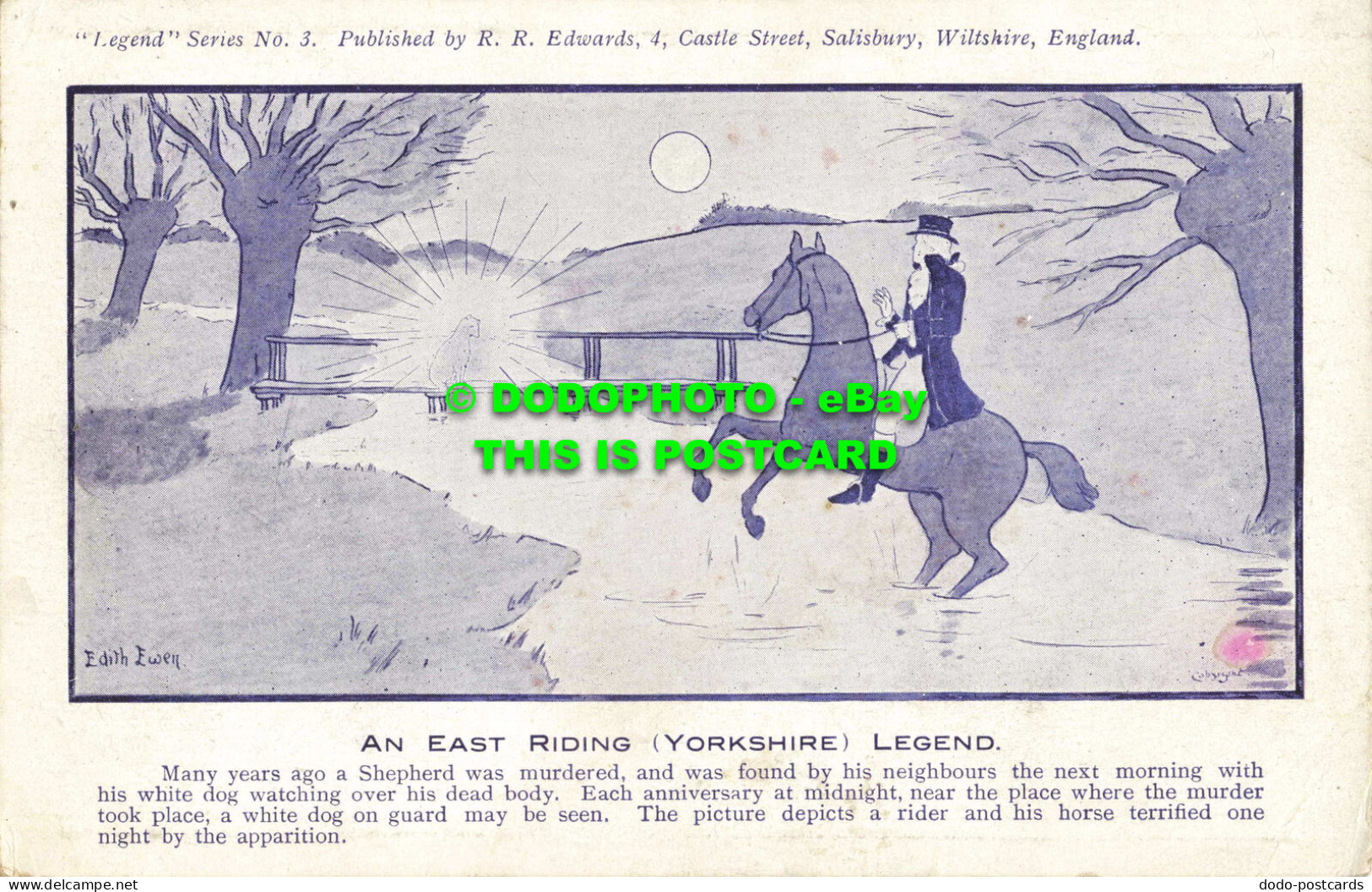 R562617 An East Riding Legend. Yorkshire. Legend Series No. 3. R. R. Edwards. Ed - Monde