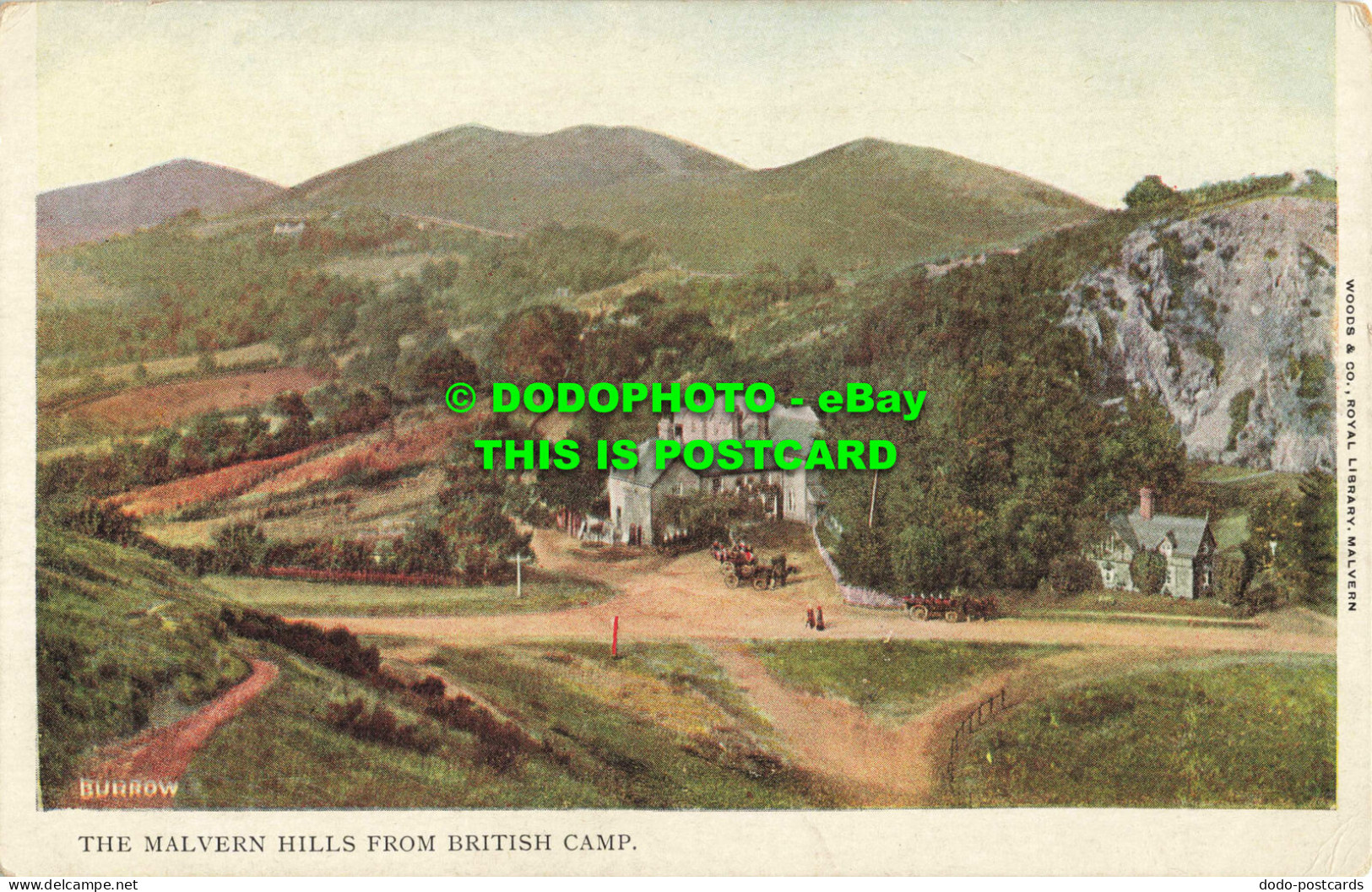 R562619 Burrow. Malvern Hills From British Camp - Monde