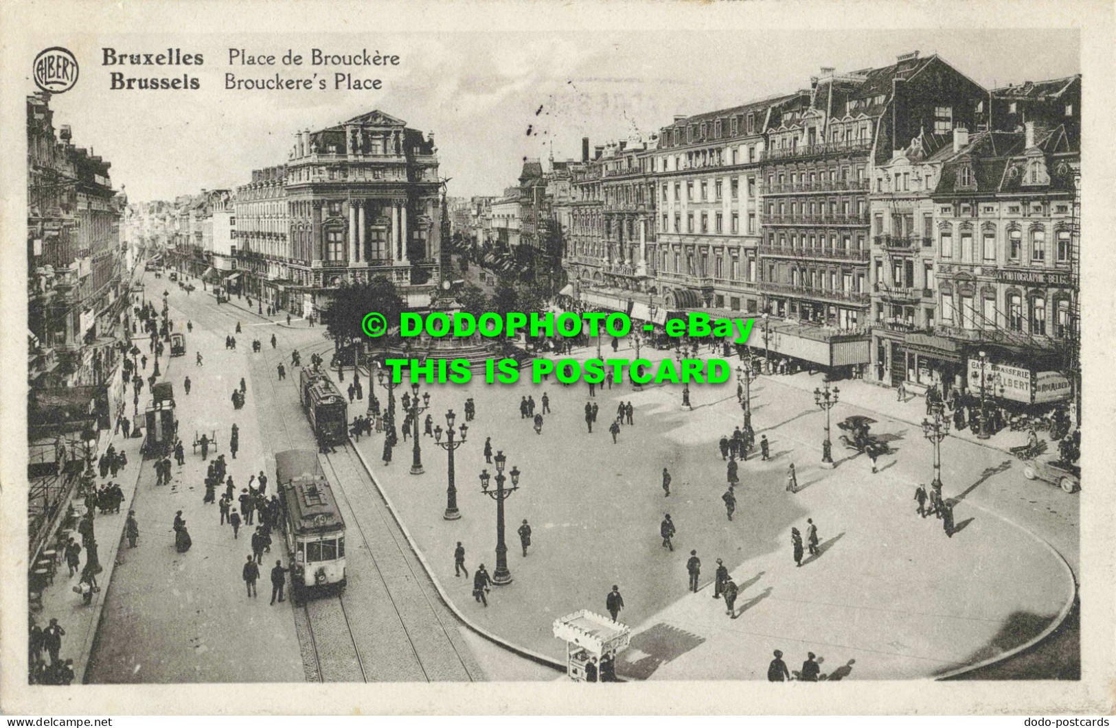 R562919 Albert. Place De Brouckere. Brussels. Brouckeres Place - Monde