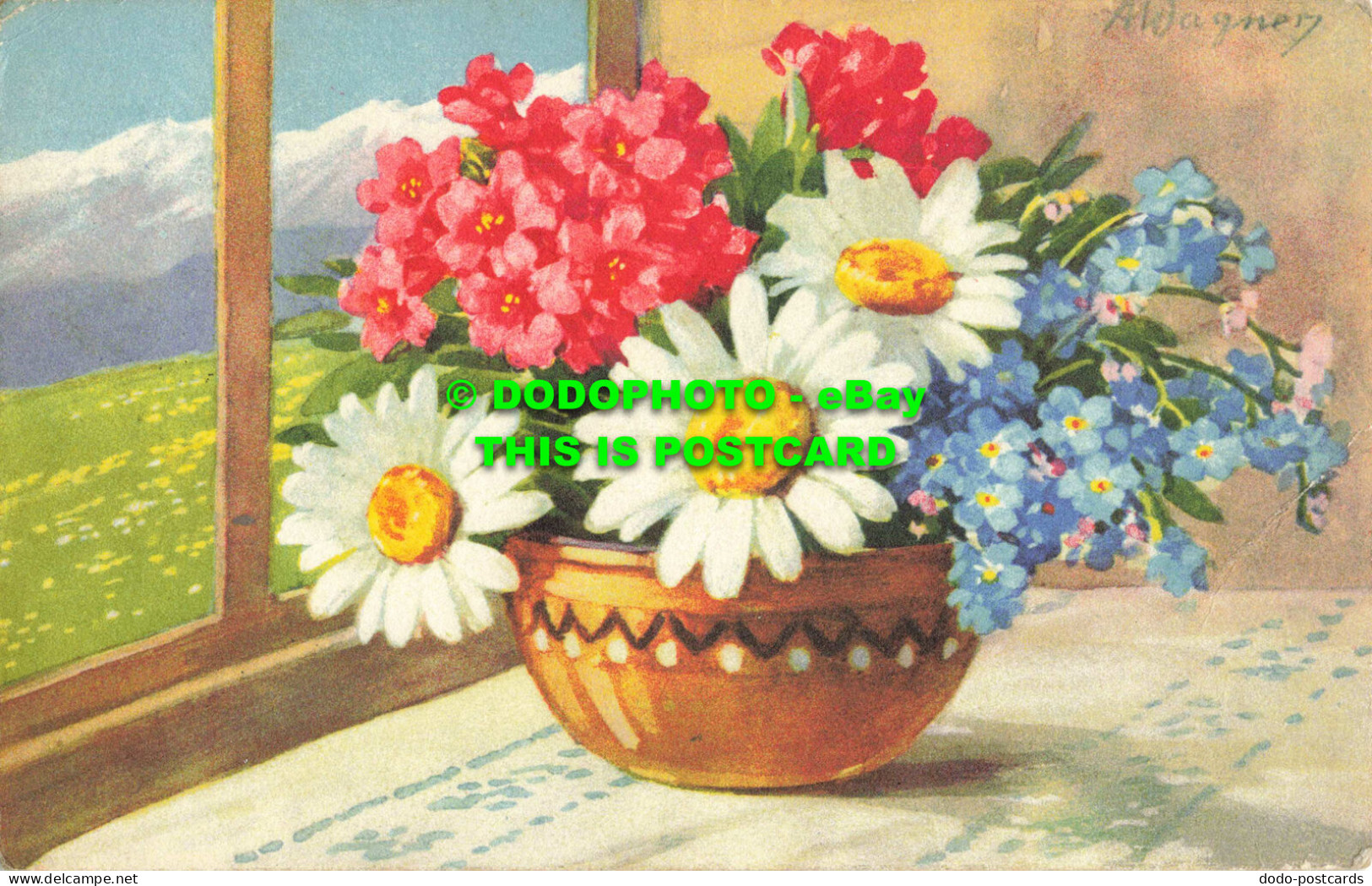R562620 Aldagnery. Flowers. 294 2. Greeting Card - Monde