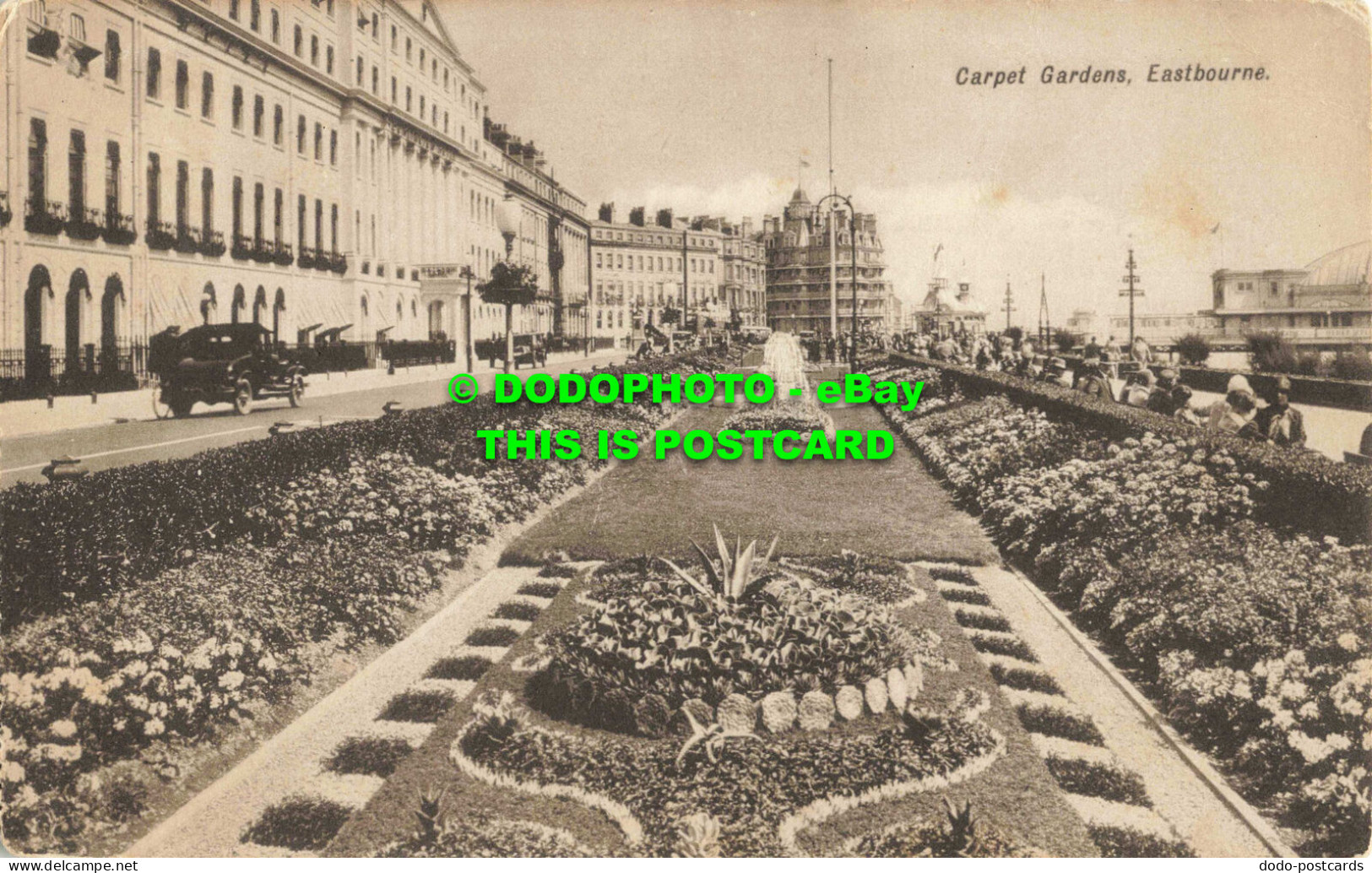 R562623 Carpet Gardens. Eastbourne. 1933 - Monde