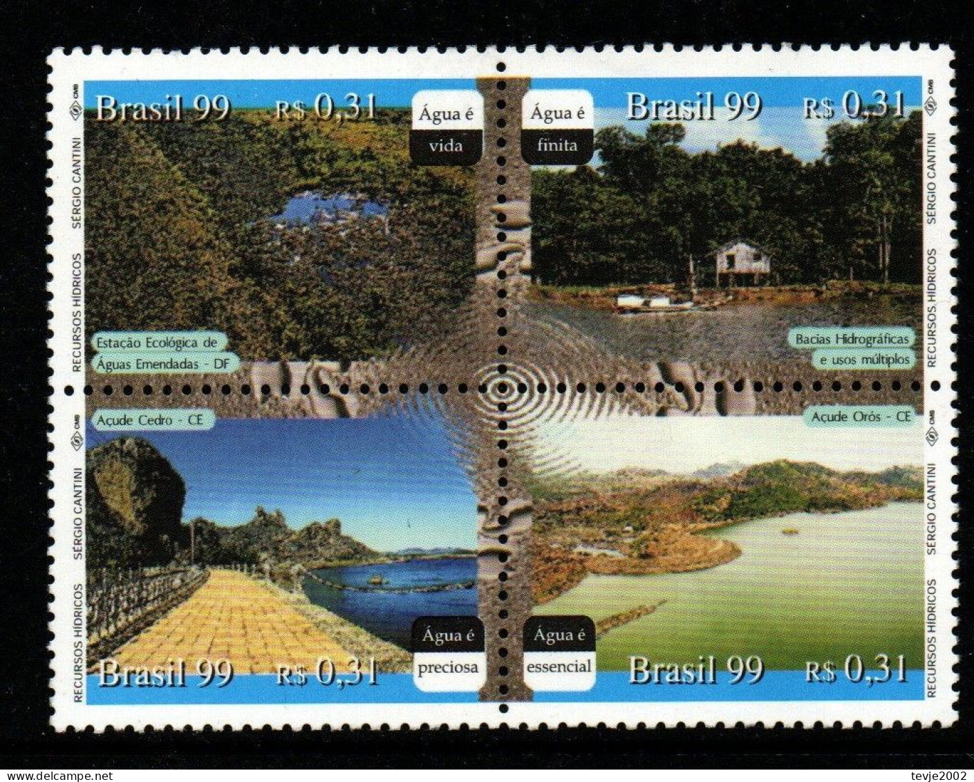 Brasilien 1999 - Mi.Nr. 2972 - 2975 - Postfrisch MNH - Unused Stamps