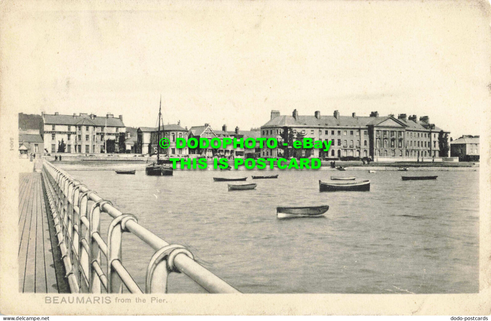 R562630 Beaumaris From Pier. Peacock Platino Photo Post Card. Pictorial Statione - Monde