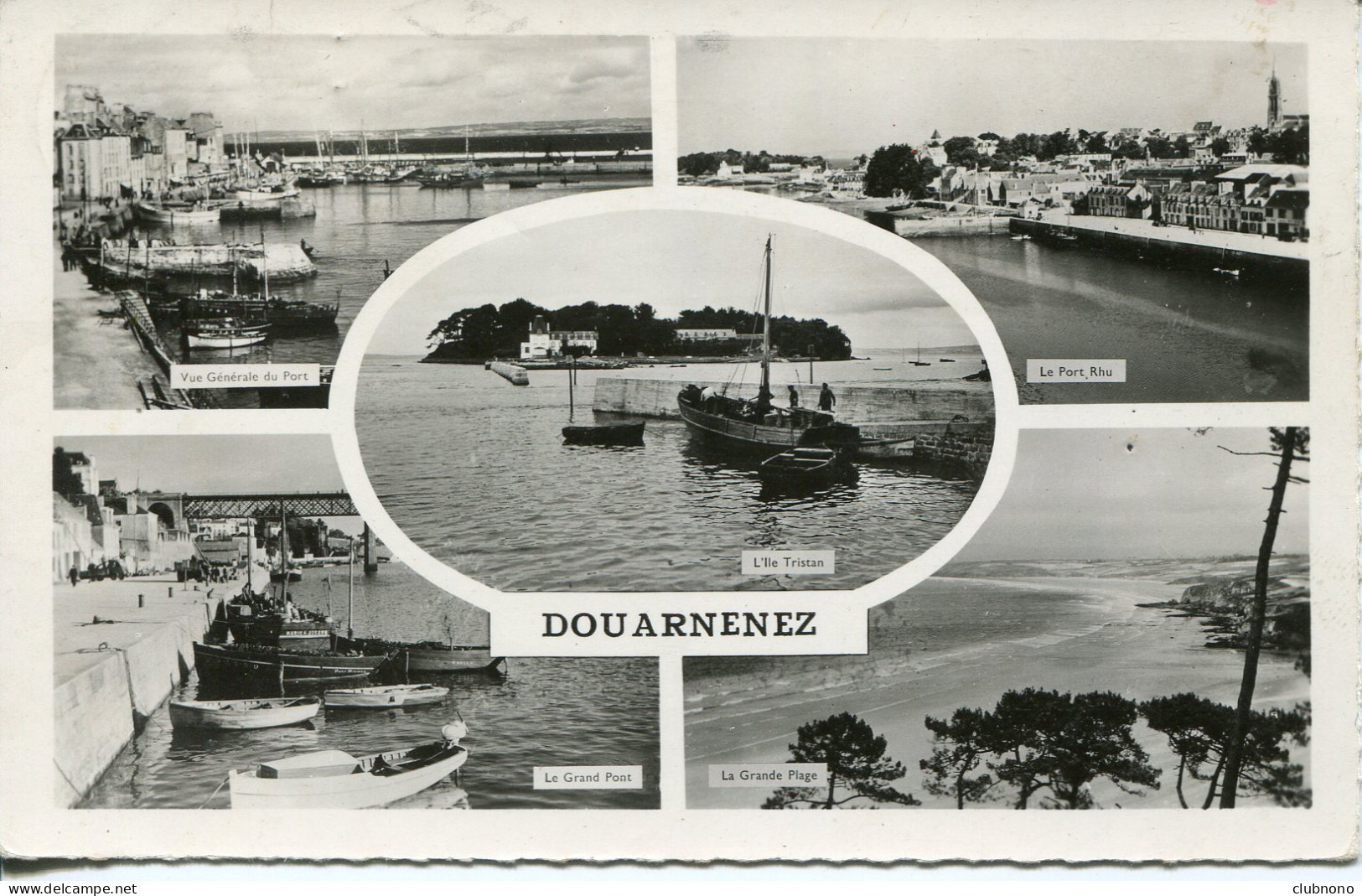 CPSM - DOUARNENEZ - CARTE MULTIVUES - Douarnenez