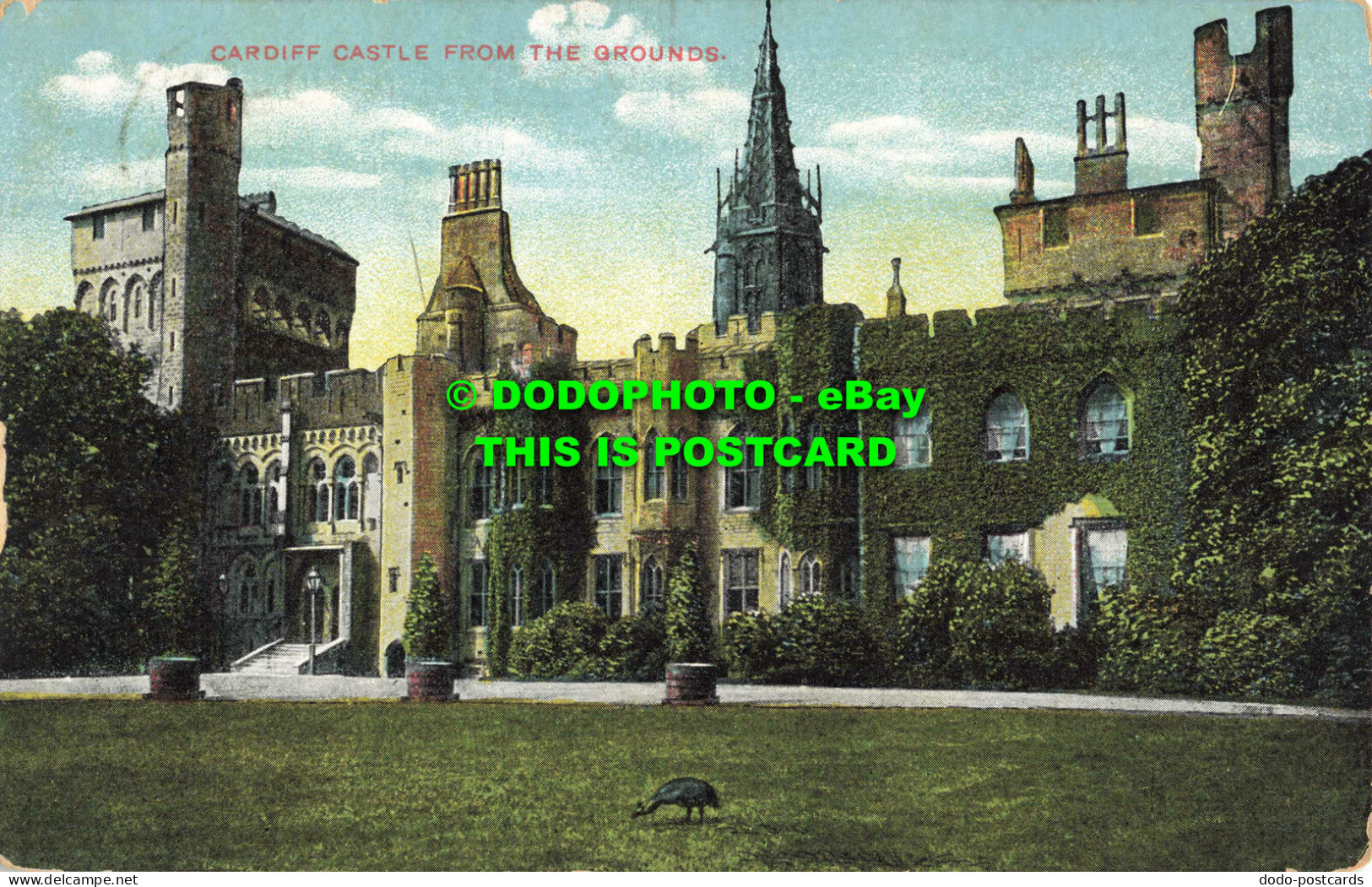 R562631 Cardiff Castle From Grounds. Star Series G. D. And D. L. 1912 - Monde