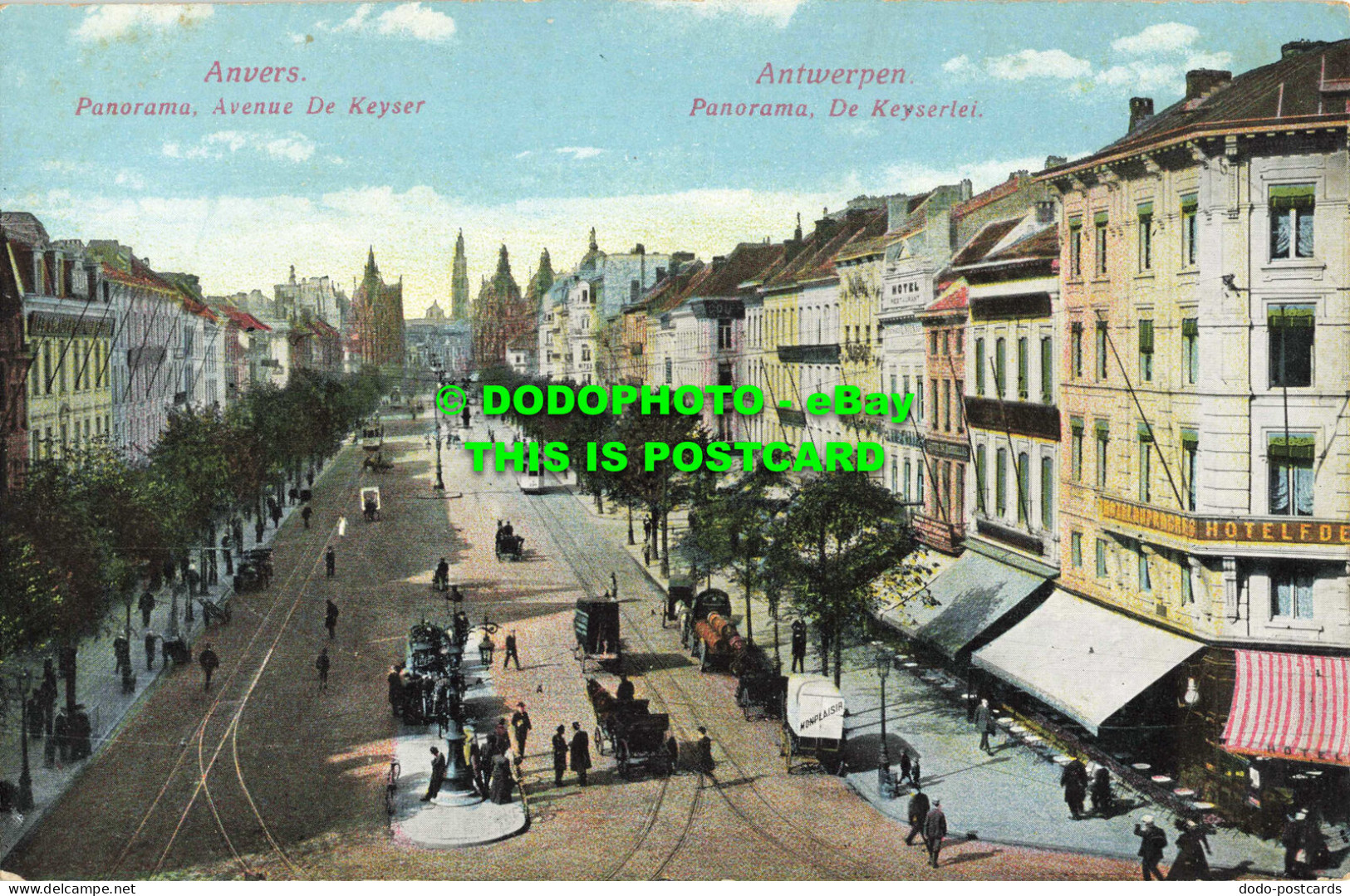 R562931 Anvers. Panorama. Avenue De Keyser. Antwerpen. Panorama. De Keyserlei. J - Monde