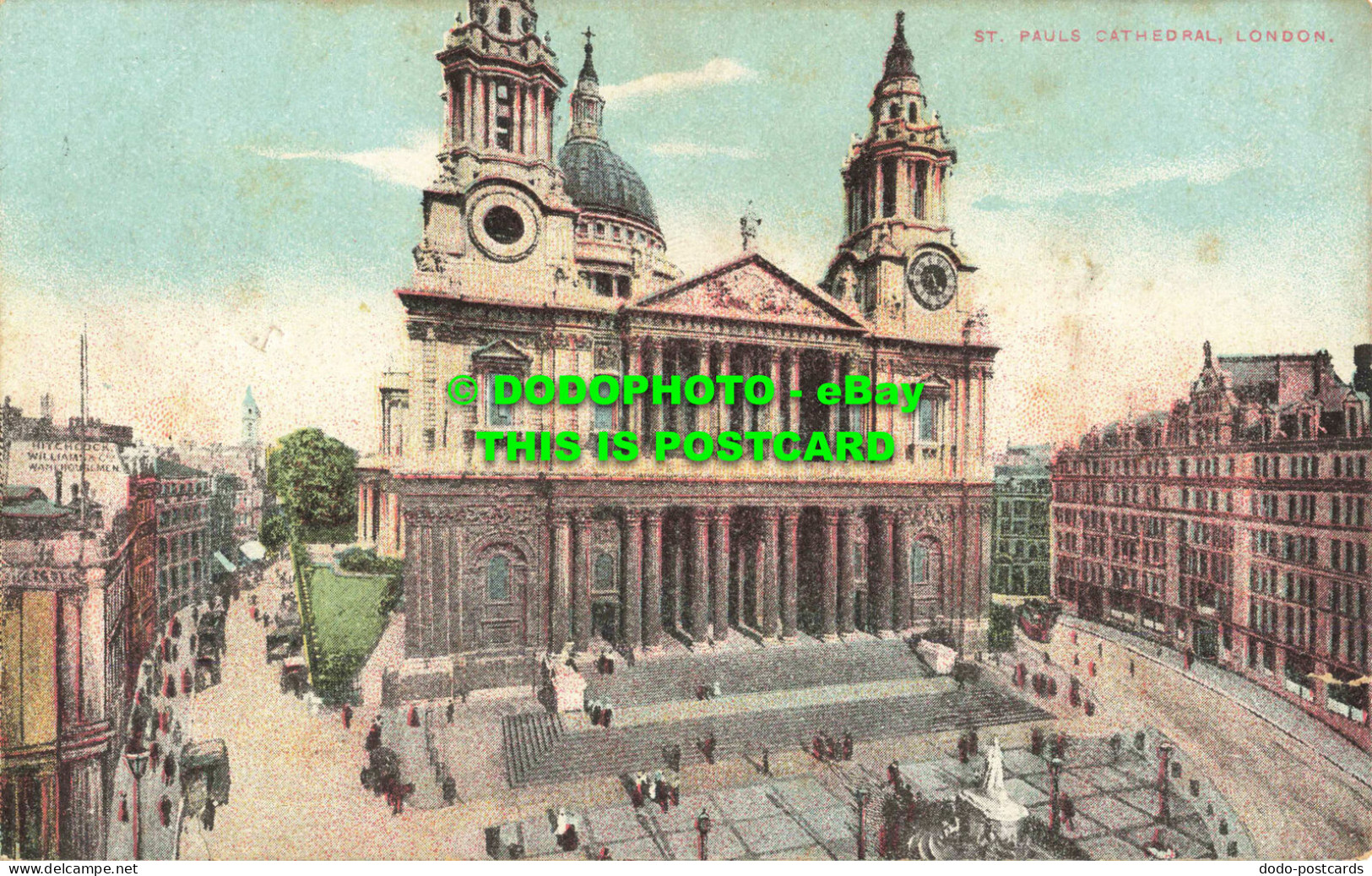 R562319 London. St. Paul Cathedral. Postcard. 1906 - Sonstige & Ohne Zuordnung